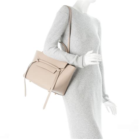 celine grained calfskin mini belt bag light taupe|CELINE Grained Calfskin Mini Belt Bag Light Taupe.